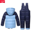 IYEAL Children Baby Girls Boys 90% Warm Duck Down Clothing Set Kids Winter Jacket Jumpsuit Toddler Outerwear Coat Baby Clothes