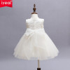 IYEAL Baby Girl Pageant Wedding Dresses + Hat Infant Princess Little Girls 1 Year Birthday Party Dress Newborn Christening Gowns