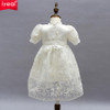IYEAL Baby Girl Dress With Shawl + Hat for Toddler Girls Infant 1 Year Birthday Party Baptism Christening Gown High Quality