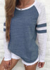 IYAEGE T Shirt Women 2018 Summer Long Sleeve Striped Tshirt Women Tops Basic Tees Baseball T Shirt Pullover Tee Shirt Femme 5XL