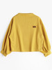 AZULINA Kawaii Harajuku Lantern Sleeve Badge Patched Sweatshirt Women Jumper Autumn 2017 Oversized Hoodies Sweatshirts Femininas