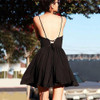 AZULINA Chiffon Summer 2017 Sexy Spaghetti Strap Mini Dress Women Party Backless Black Short Beach Dress Vestidos Robe Sundress AZULINA Chiffon Summer 2017 Sexy Spaghetti Strap Mini Dress Women Party Backless Black Short Beach Dress Vestidos Robe Sundress