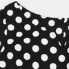 AZULINA 50s polka dot vintage retro women dress short sleeve o neck female casual a line vestido robe femme big plus size 4XL