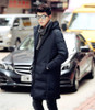 AYUNSUE Winter Men's Down Jacket White Duck Down Coats Black Warm Slim Jackets Men Hooded Mens Outerwear Coat Plus Size WXF146