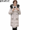 AYUNSUE 2017 Women's Down Jacket Warm Coat Winter Jacket Women Plus Size 7XL Female White Duck Down Coats Abrigo Mujer WXF127