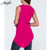 Awaytr Fascinating Summer Women Blouse Loose Shirt Deep V Neck Irregular Hem Chiffon Sleeveless Blouse Female Plus Size Shirt Awaytr Fascinating Summer Women Blouse Loose Shirt Deep V Neck Irregular Hem Chiffon Sleeveless Blouse Female Plus Size Shirt
