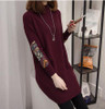 Autumn/Winter Turtleneck Pullover Women's Sweaters Loose Warm Knit Sweater Large size Casual Long-sleeved Sweater Lady Shirt 4XL