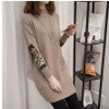 Autumn/Winter Turtleneck Pullover Women's Sweaters Loose Warm Knit Sweater Large size Casual Long-sleeved Sweater Lady Shirt 4XL