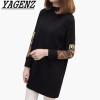 Autumn/Winter Turtleneck Pullover Women's Sweaters Loose Warm Knit Sweater Large size Casual Long-sleeved Sweater Lady Shirt 4XL