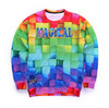 Autumn/winter new sweatshirt men's fashion 3D sweatshirt novelty gun clown printing sudaderas Men hoodies pullovers Sweatshirts