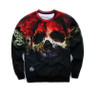Autumn/winter new sweatshirt men's fashion 3D sweatshirt novelty gun clown printing sudaderas Men hoodies pullovers Sweatshirts