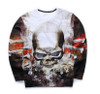 Autumn/winter new sweatshirt men's fashion 3D sweatshirt novelty gun clown printing sudaderas Men hoodies pullovers Sweatshirts