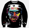 Autumn/winter new sweatshirt men's fashion 3D sweatshirt novelty gun clown printing sudaderas Men hoodies pullovers Sweatshirts