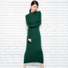 Autumn/Winter elegant women office dress 2017 fashion o-neck long sweater women knitted slim cashmere wool long sleeve pullovers