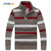 Covrlge 2017 Men Polo Sweater Male Fashion Turtleneck Striped Pullover Autumn Winter New Fleece Thick Knitted Sweater MZM024