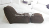 Cover only  No Filler - Outdoor and indoor living room bean bag furniture sofa set - Portable beanbag chairs with foot prouf set