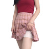 2017 harajuku skirts womens korean summer style new plaid pleated skirt rock kawaii high waist fashion women clothing