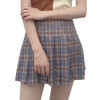 2017 harajuku skirts womens korean summer style new plaid pleated skirt rock kawaii high waist fashion women clothing