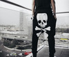 2017 Harajuku Korean Casual Fashion Skull Drop Crotch Printed Mens Baggy Pants Punk Cool Harem Sweatpants Men Hot Pants Trousers