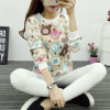 2017 Harajuku Cute panda harajuku hoody sweatshirt for Women Fashion spring winter high quality Flannel pullover tops
