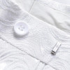 2017 Groomsmen White Wedding Suit For Men Italian Tuxedos Slim Fit Stage Wear Formal Suit Latest Coat Pant Designs Prom Dresses