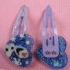 2017 Girls 2pcs/lot Elsa &amp; Anna Princess Headwear Hair Claws Fashion Cartoon Accessories Clip Hairpins Hairclips