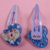 2017 Girls 2pcs/lot Elsa &amp; Anna Princess Headwear Hair Claws Fashion Cartoon Accessories Clip Hairpins Hairclips