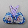 2017 Girls 2pcs/lot Elsa &amp; Anna Princess Headwear Hair Claws Fashion Cartoon Accessories Clip Hairpins Hairclips