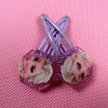 2017 Girls 2pcs/lot Elsa &amp; Anna Princess Headwear Hair Claws Fashion Cartoon Accessories Clip Hairpins Hairclips