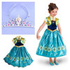 2017 girl dress Elsa Anna princess dress costume kids party dresses summer children cosplay dress fantasia infantil Vestido