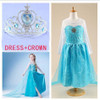 2017 girl dress Elsa Anna princess dress costume kids party dresses summer children cosplay dress fantasia infantil Vestido