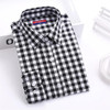 Brand Casual Plaid Women Shirts Blouses Ladies Collar Tops Plus Size Blusas Femininas Red Long sleeve Plaid Shirts Women 2016