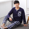 Brand Autumn 100% Cotton Long Sleeve Men Sleepwear Masculine Pyjamas Sexy Striped Men's Pajama Sets Lounge Casual Home Clothing Brand Autumn 100% Cotton Long Sleeve Men Sleepwear Masculine Pyjamas Sexy Striped Men's Pajama Sets Lounge Casual Home Clothing