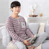 Brand Autumn 100% Cotton Long Sleeve Men Sleepwear Masculine Pyjamas Sexy Striped Men's Pajama Sets Lounge Casual Home Clothing Brand Autumn 100% Cotton Long Sleeve Men Sleepwear Masculine Pyjamas Sexy Striped Men's Pajama Sets Lounge Casual Home Clothing