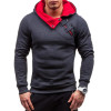 Brand 2017 Hoodie Soild Warmth New Stitching Hoodies Men Fashion Tracksuit Male Sweatshirt Hoody Mens Purpose Tour