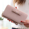 Bowknot Style Women Wallets South Korea Trend Female Long Wallet Fashion Leisure Purse Feminina Carteira Free Shipping LP210Z Bowknot Style Women Wallets South Korea Trend Female Long Wallet Fashion Leisure Purse Feminina Carteira Free Shipping LP210Z