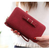 Bowknot Style Women Wallets South Korea Trend Female Long Wallet Fashion Leisure Purse Feminina Carteira Free Shipping LP210Z Bowknot Style Women Wallets South Korea Trend Female Long Wallet Fashion Leisure Purse Feminina Carteira Free Shipping LP210Z