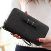 Bowknot Style Women Wallets South Korea Trend Female Long Wallet Fashion Leisure Purse Feminina Carteira Free Shipping LP210Z Bowknot Style Women Wallets South Korea Trend Female Long Wallet Fashion Leisure Purse Feminina Carteira Free Shipping LP210Z