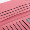 Bow-knot Wallet Women PU Leather Purse Long Zipper Elegant Ladies Purse Slim Card Holders Purses Pink Wallet Carteira Feminina
