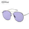 BOUTIQUE Women Round Metal Frame Fashion Sunglasses Men Alloy Frame High Quality Double-Bridge Brand Design Sunglasses UV400