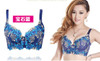2016 Hot Fashion Women Sexy Bra Underwear 32-38 A-D Lace Push Up Deep V Bra Women Embroidery Plus Size Bra Women Sexy Bra