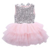 2016 Girls Summer Dress Kids Baby Flower Girl Sequins Dress Party Gown Formal Dresses Costume