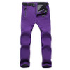 Mountainskin New Men Women's Winter Pants Waterproof Men Fleece Pants Women Warm Casual Trousers Brand Men Clothing LA579