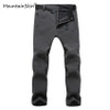 Mountainskin New Men Women's Winter Pants Waterproof Men Fleece Pants Women Warm Casual Trousers Brand Men Clothing LA579
