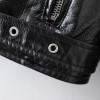 Motorcycle Jackets 2017 Spring Autumn Fashion Short Locomotive Jacket Long Sleeve Zipper Women Coats Faux PU Leather Outdwear