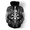 Motorcycle Art Skull Hoodies Men Women 2017 New Fashion Autumn Winter Sportswear Tracksuit Brand Hooded Sweatshirt Dropship