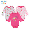 Mother Nest 3 PcsLot Baby Romper Infant Romper Long Sleeve Jumpsuit Romper 12 Colors Brand Baby Girl Boy Clothing Christmas