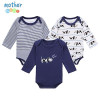 Mother Nest 3 PcsLot Baby Romper Infant Romper Long Sleeve Jumpsuit Romper 12 Colors Brand Baby Girl Boy Clothing Christmas