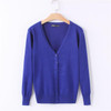 MOSHU Casual Winter Women Cardigan Crochet Knitted Sweaters Coat V- Neck Sweet Cardigans Tops Long Sleeve
