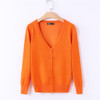 MOSHU Casual Winter Women Cardigan Crochet Knitted Sweaters Coat V- Neck Sweet Cardigans Tops Long Sleeve